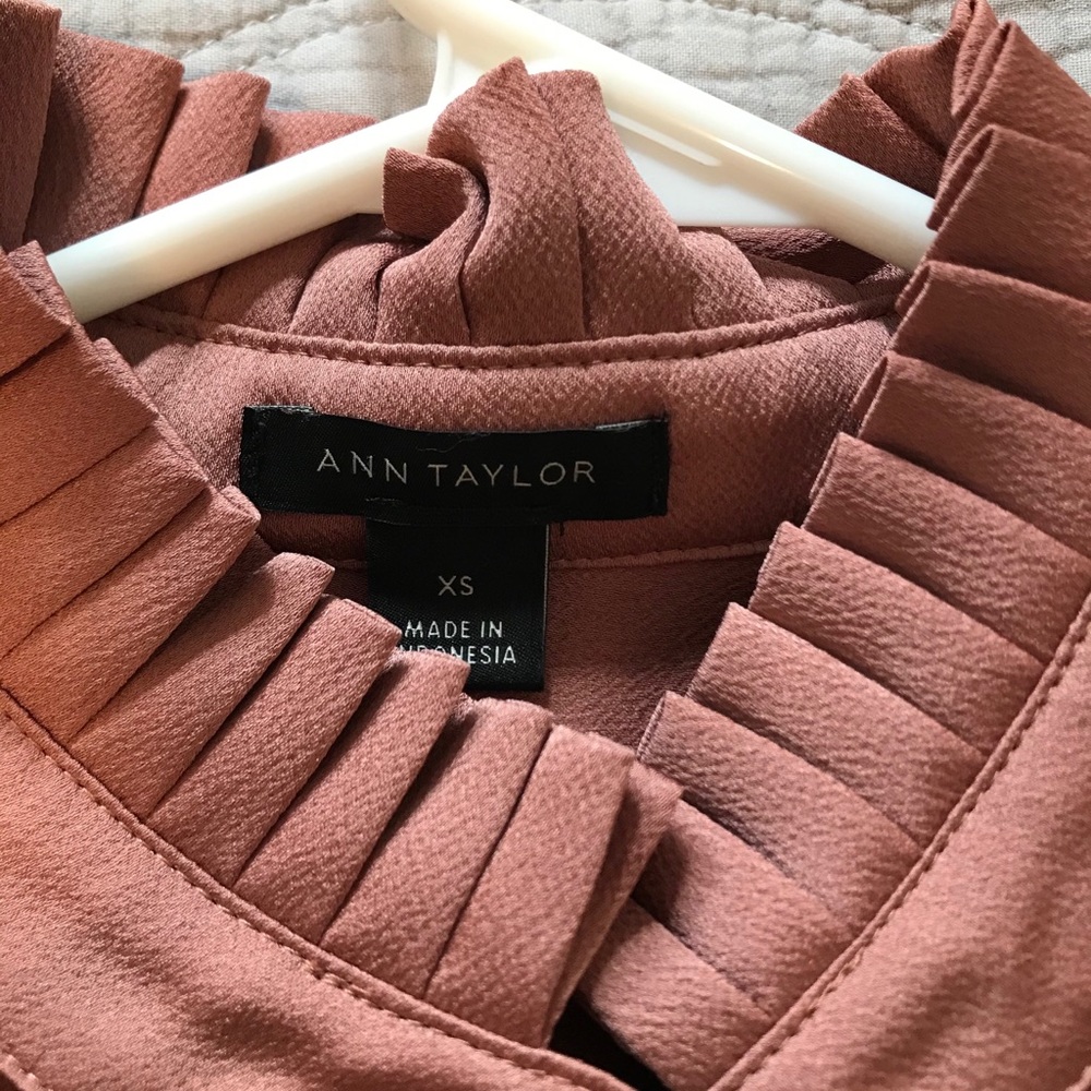 Rose/Dusty Pink Ann Taylor Blouse